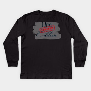 Im limited edition black Kids Long Sleeve T-Shirt